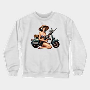 Scooter Girl Crewneck Sweatshirt